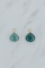 Gemstone Earring Charms - Green Tones thumbnail