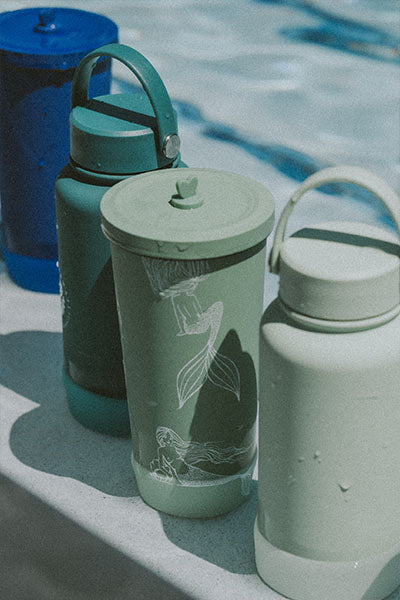 Posi Vibes Water Bottle - Mint
