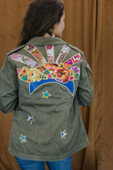 Vintage Sun + Moon Army Jacket thumbnail