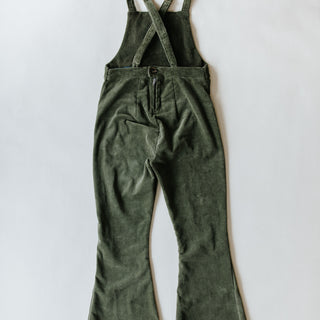 Corduroy Flared Overalls