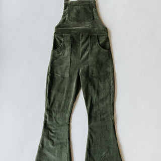 Corduroy Flared Overalls