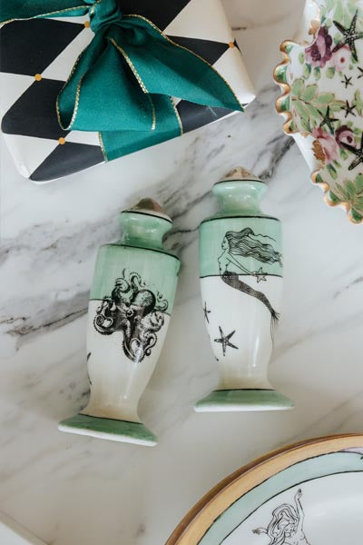 Salt and Pepper Shakers - Green