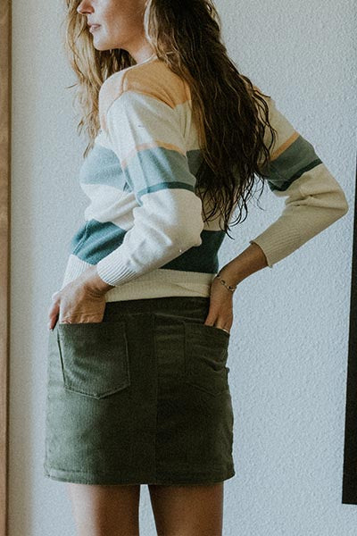 Retro Pocket A-Line Mini - Moss