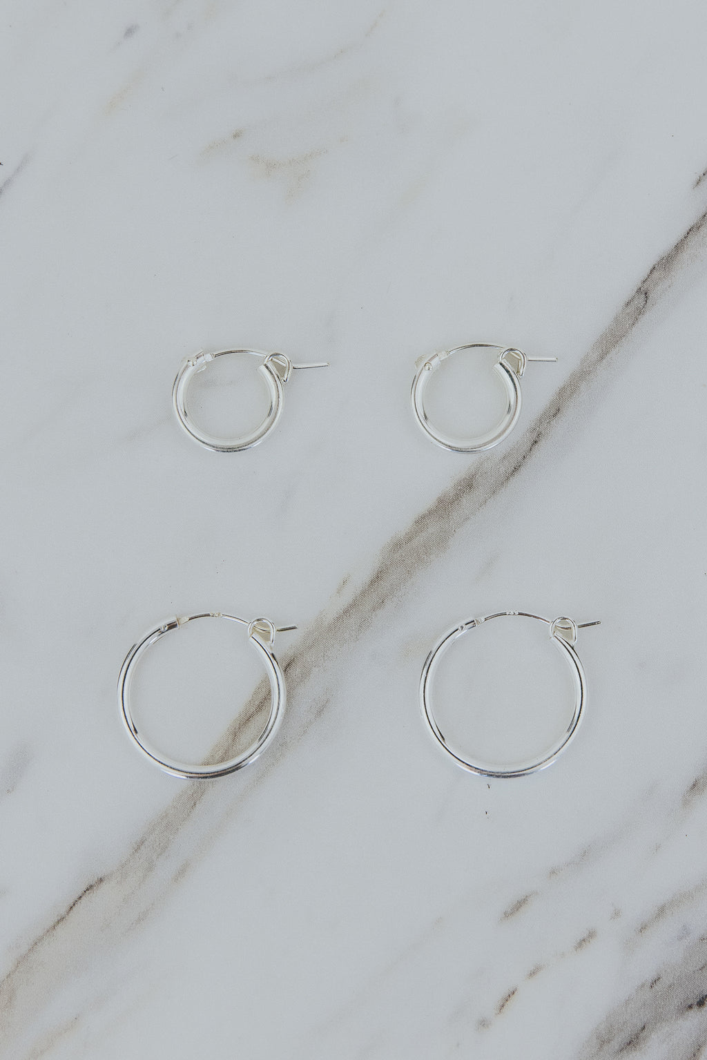 Classic Silver Hoop Bases | SS