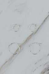 Classic Silver Hoop Bases | SS thumbnail