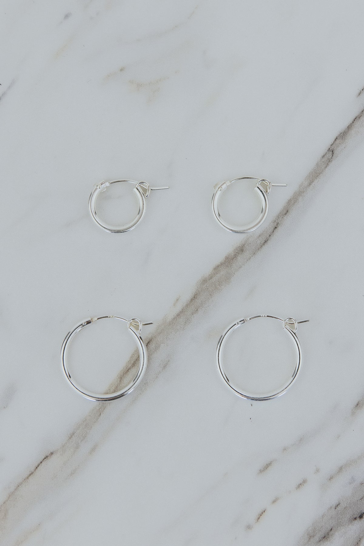 Classic Silver Hoop Bases | SS