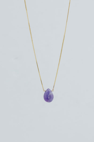 Single Stone Necklace - Hackmanite | GF