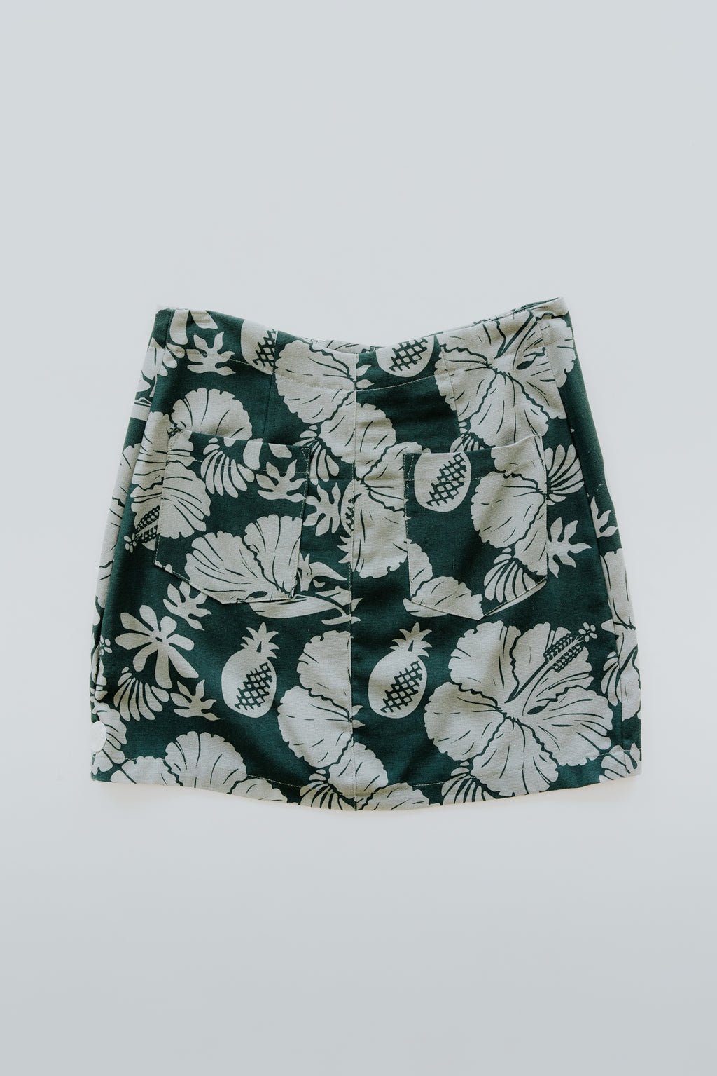 Retro Pocket Mini Skirt - Hana Forest