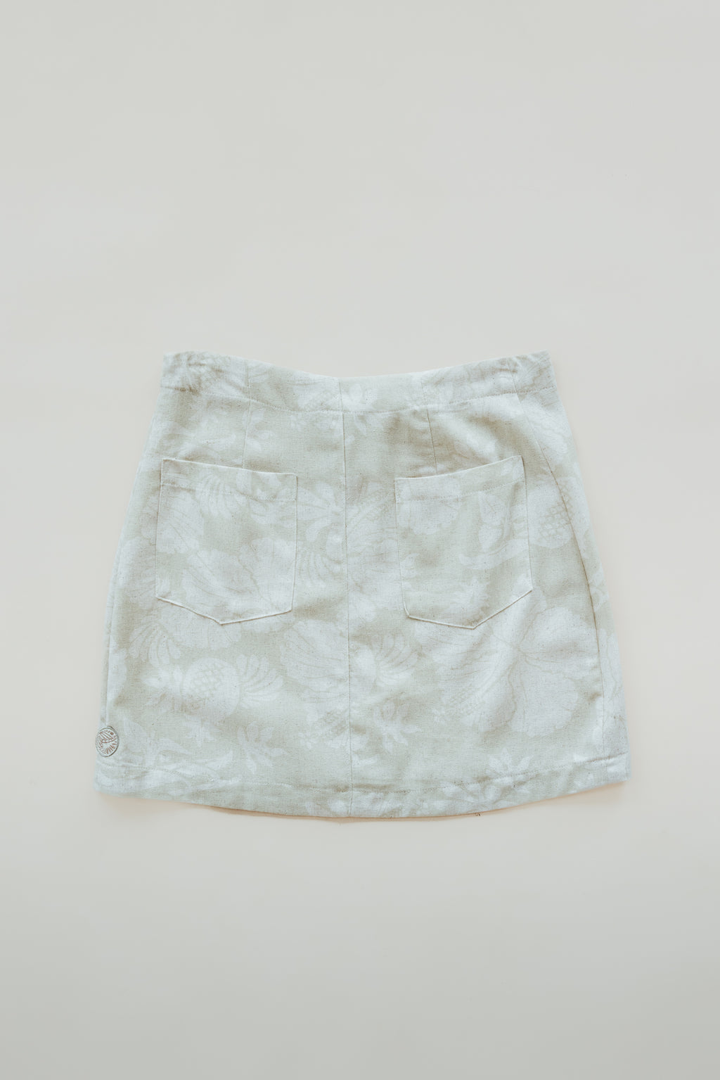 Retro Pocket Mini Skirt - Hana Pearl