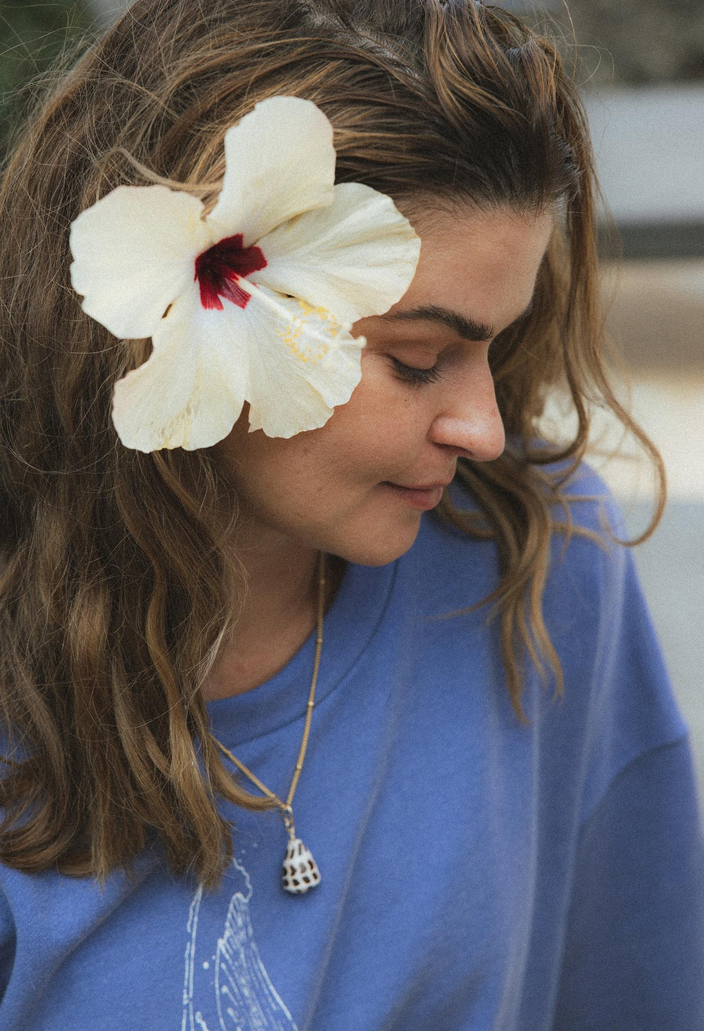 Wings Hawaii Hebrew Cone Shell necklace charm in 14k gold filled. Fine jewelry handmade in Maui with real Hawaiian beach shells. 