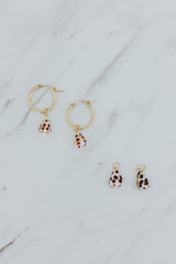 Wings Hawaii petite Hebrew cone shell earring charms made with real Hawaiian seashells and 14k gold-fill. Fine jewelry handmade with aloha in Maui. 