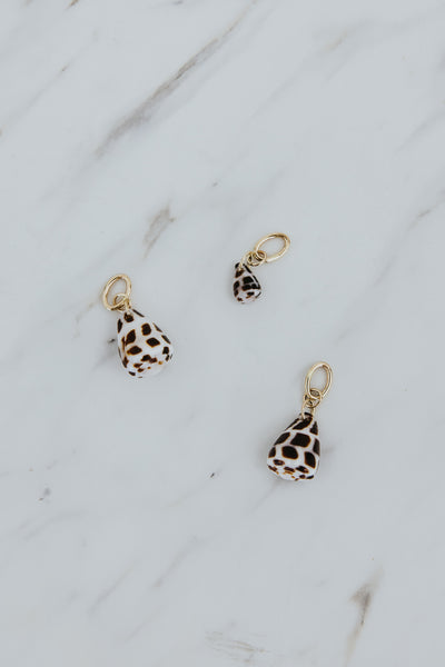 Necklace Charm - Petite Hebrew Cone Shell