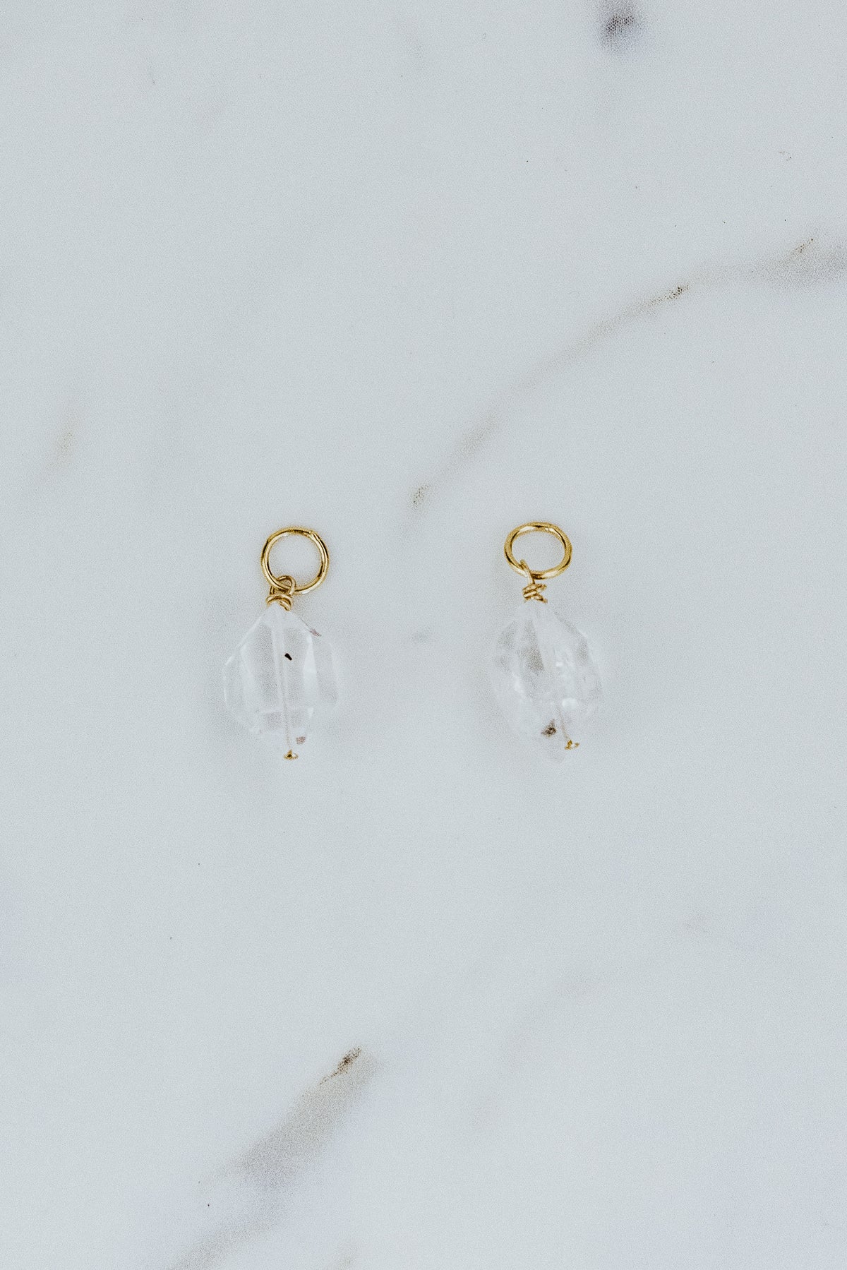 Earring Charms - Herkimer Diamond | GF