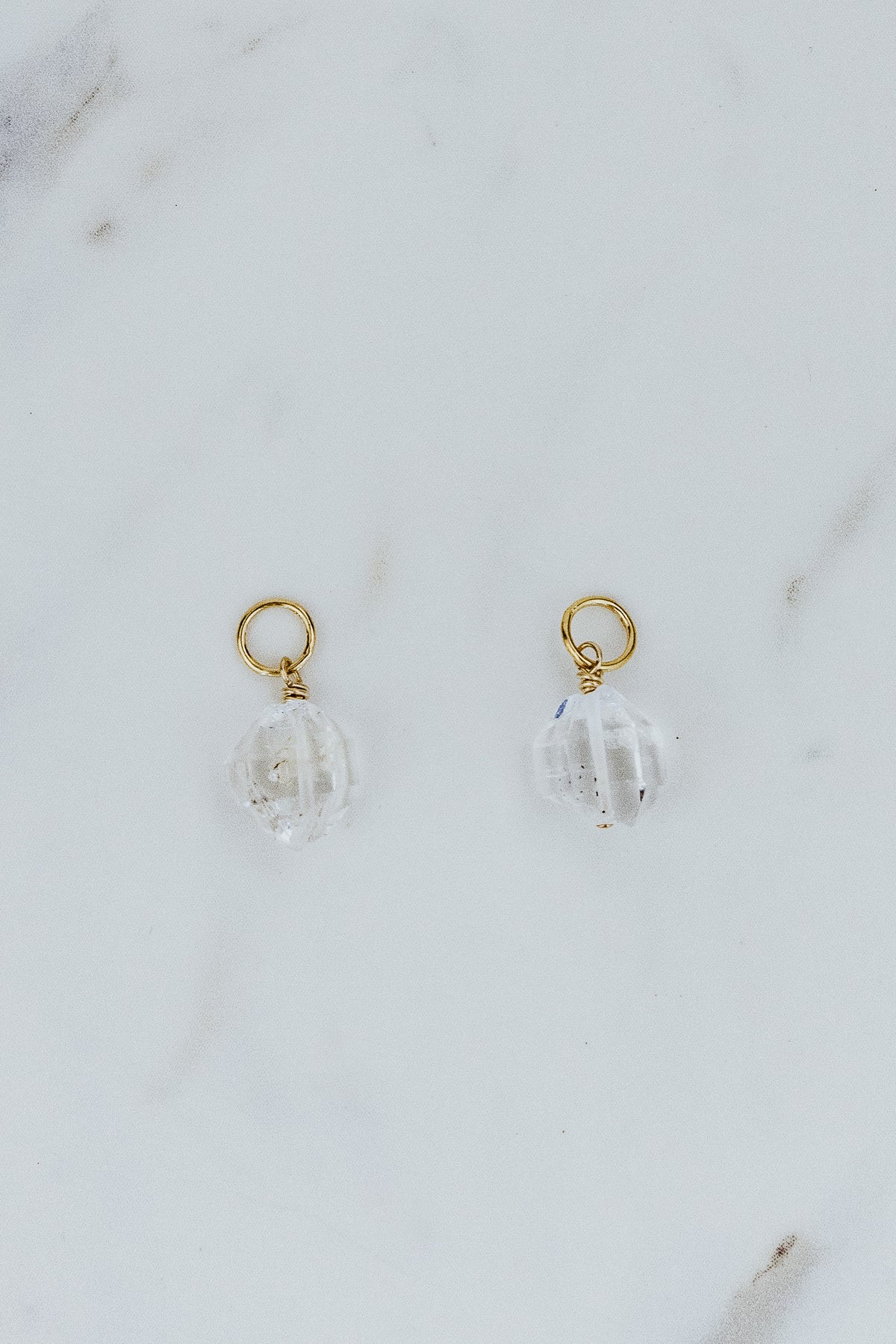 Earring Charms - Herkimer Diamond | GF