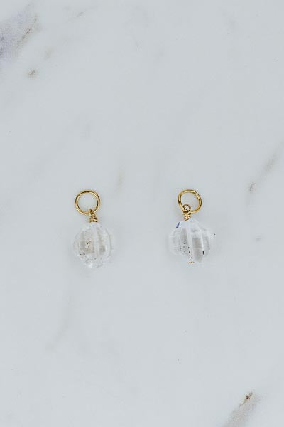 Earring Charms - Herkimer Diamond | GF