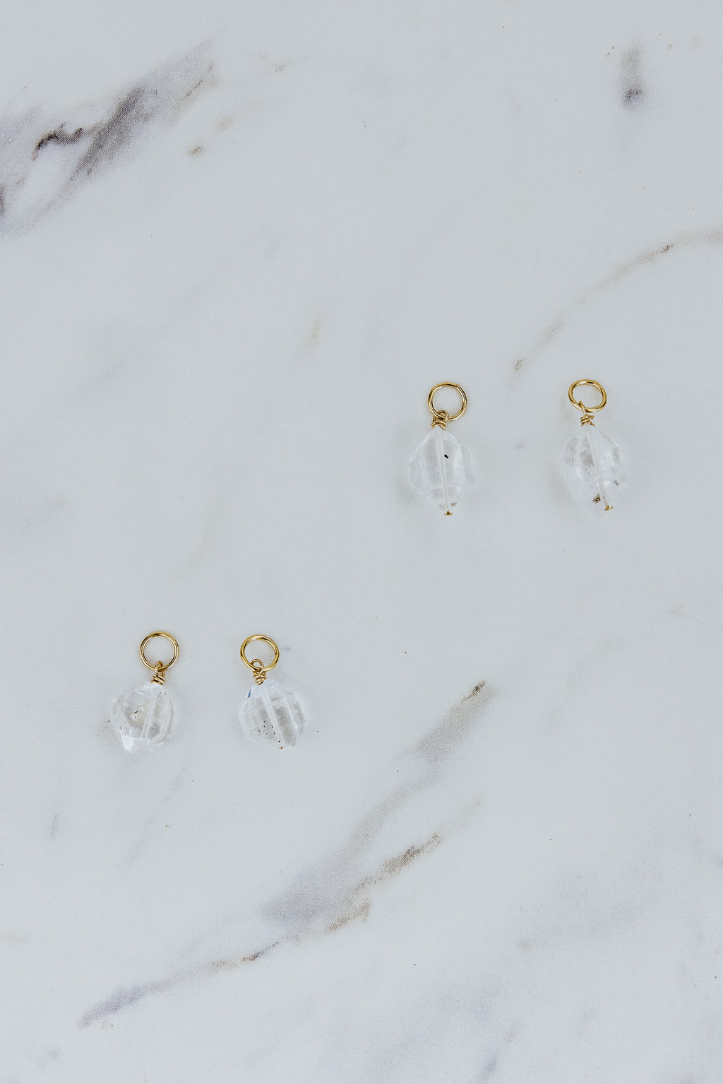 Earring Charms - Herkimer Diamond | GF