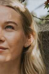 Banded Crystal Studs - Herkimer Diamond thumbnail