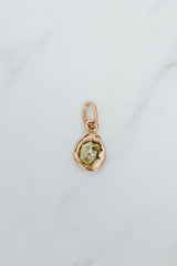Molten Necklace Charm - Diamond | 14k RG thumbnail