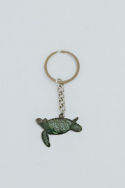 Wings Hawaii enameled key chain - honu