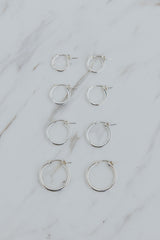 Classic Silver Hoop Bases | SS thumbnail