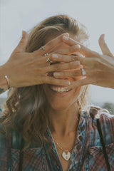 Wings Hawaii heart padlock necklace in 14k gold fill  thumbnail