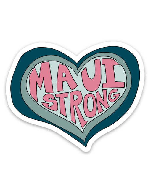 Wings Hawaii Maui Strong sticker