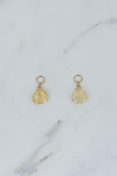Loose Charms for Hoops - Imperial Topaz