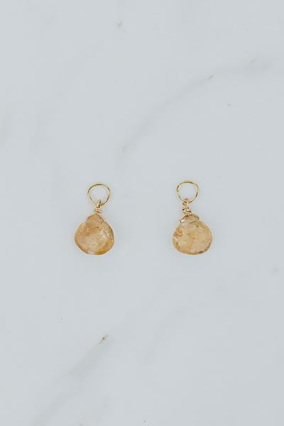 Loose Charms for Hoops - Imperial Topaz