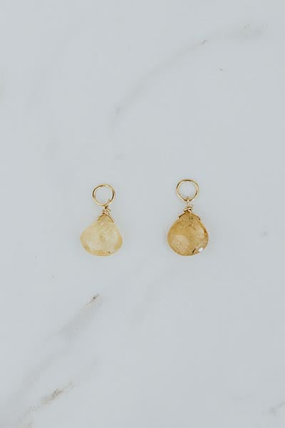 Loose Charms for Hoops - Imperial Topaz