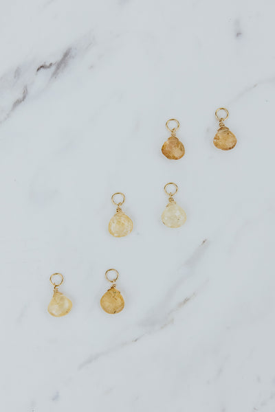 Earring Charms - Imperial Topaz