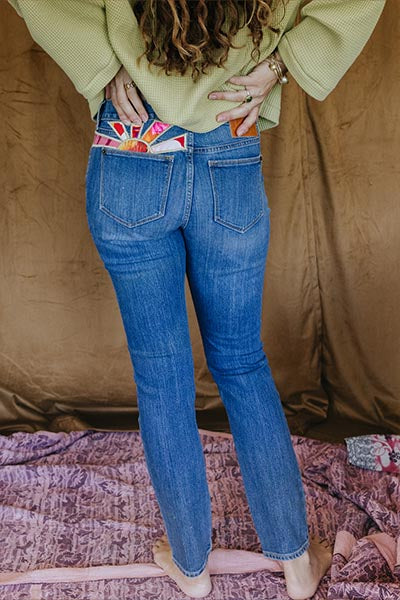 Sun Pocket Upcycled Denim - #31 | M
