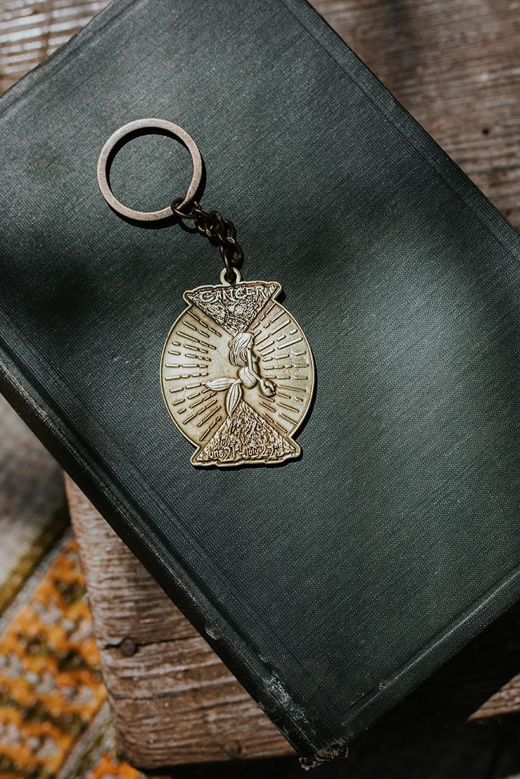 Wings Hawaii zodiac mermaid keychain - Cancer