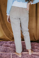 Retro Pocket Pants - Khaki Corduroy thumbnail