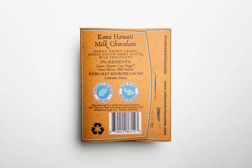 Valley Isle Chocolate - Kona Milk Chocolate