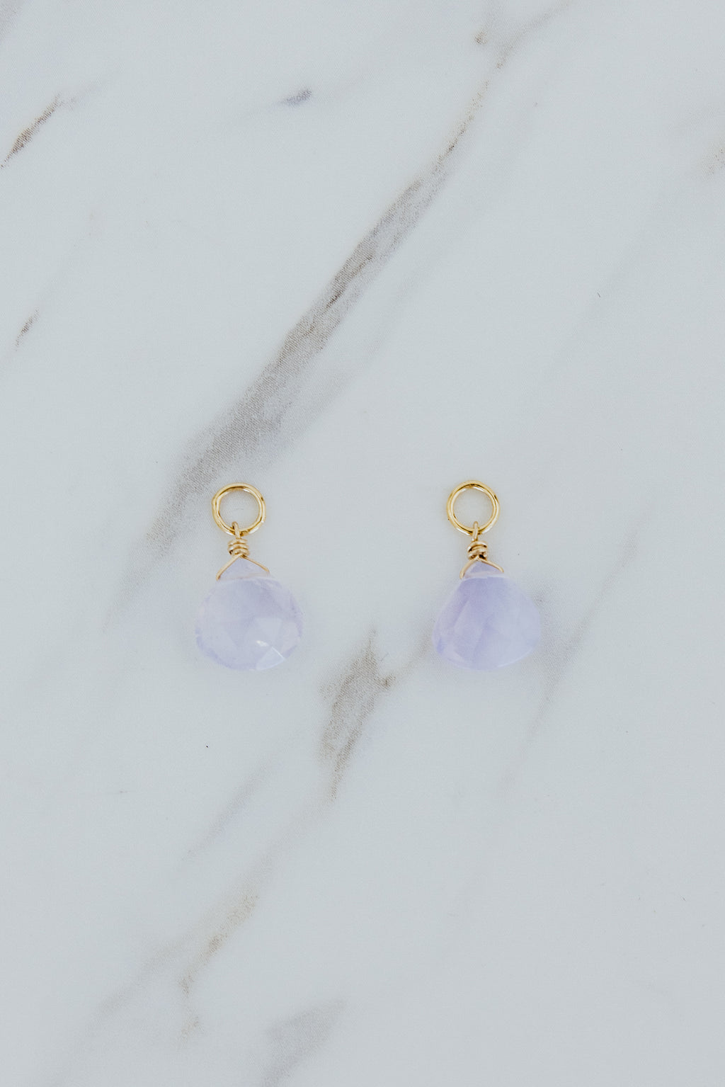 Earring Charms - Purple Scorolite | GF