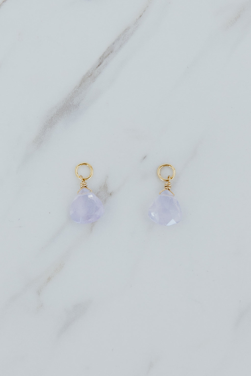 Earring Charms - Purple Scorolite | GF