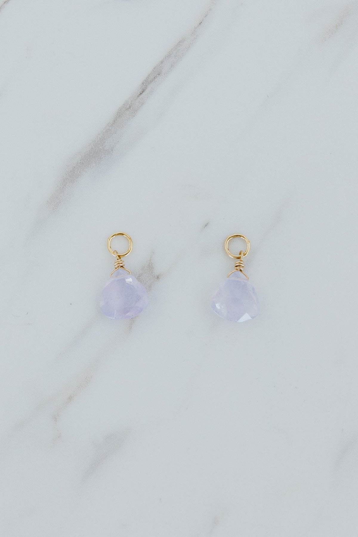 Earring Charms - Purple Scorolite | GF