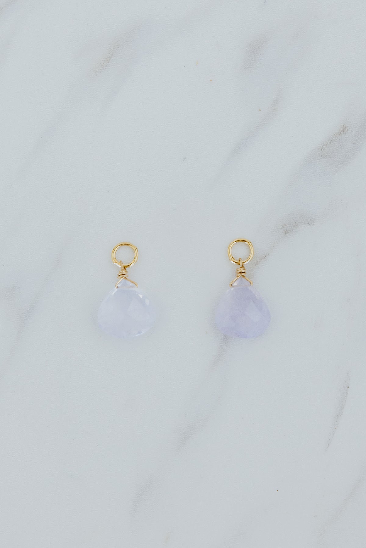 Earring Charms - Purple Scorolite | GF