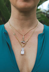 Necklace Charm - Kunzite + Moonstone thumbnail