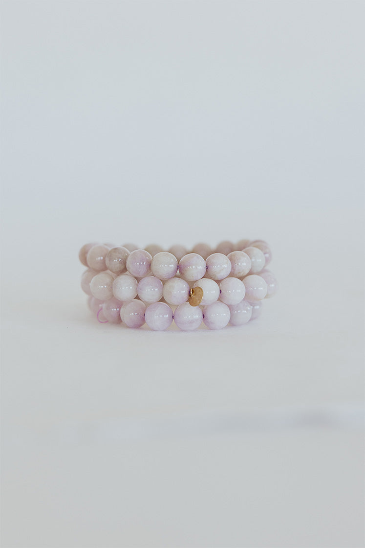 Gem Stretch Bracelet Large - Kunzite
