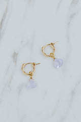 Earring Charms - Purple Scorolite | GF