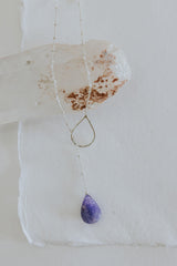 Lariat Necklace - Hackmanite thumbnail