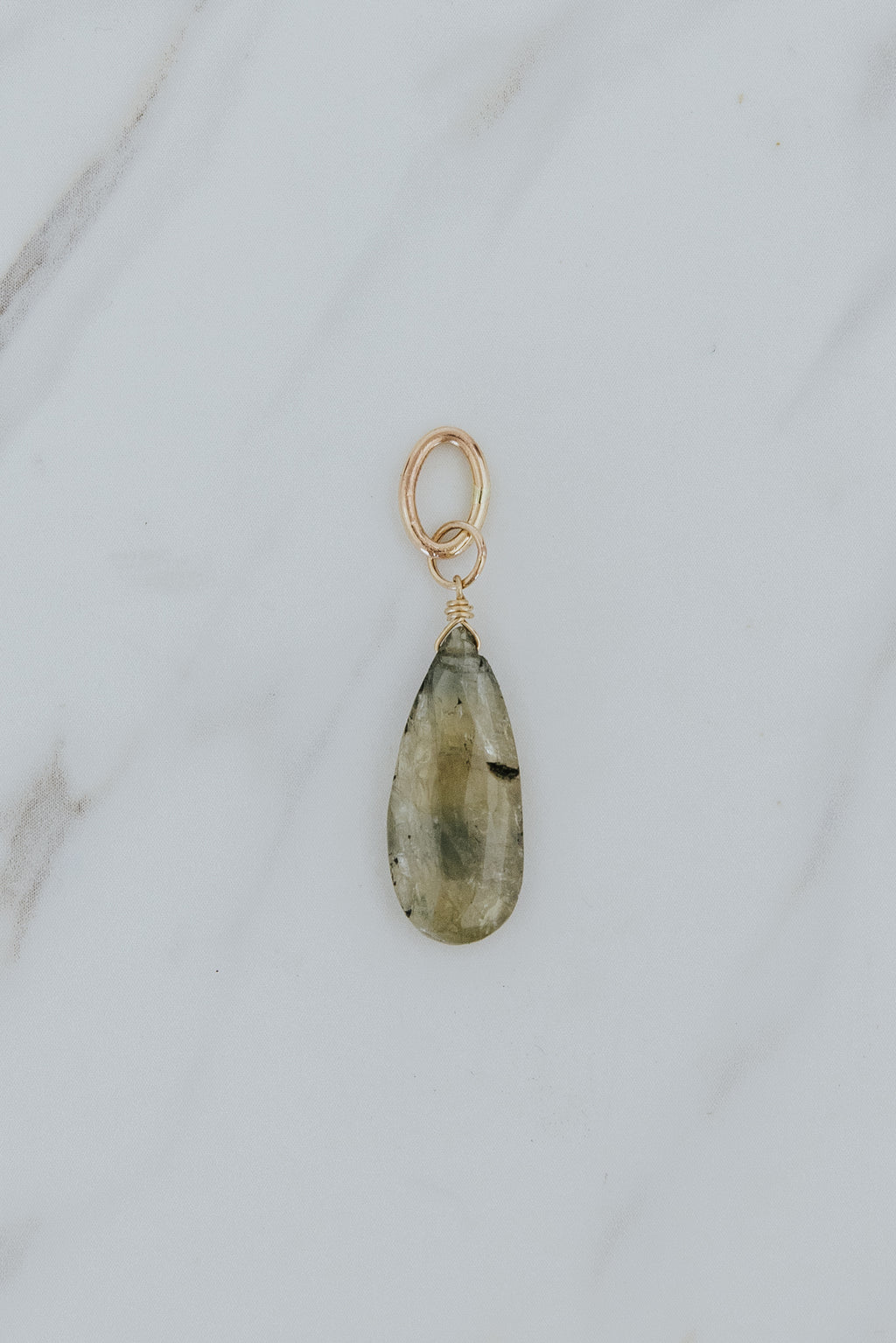 Necklace Charm - Green Sapphire | GF
