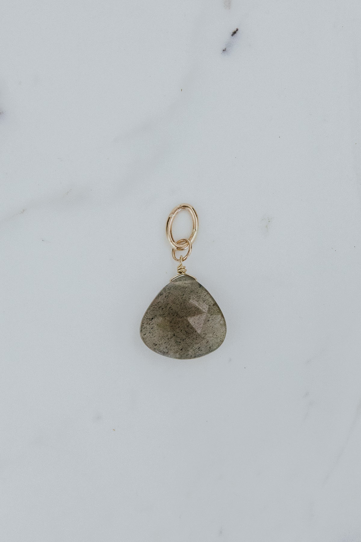 Gemstone Necklace Charms - Cool Tones