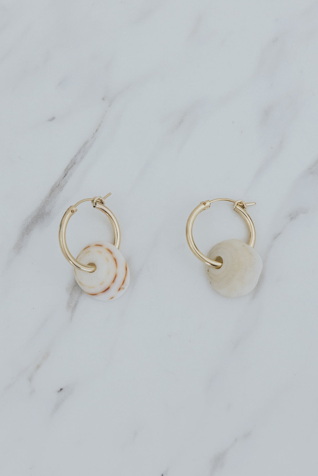 Bombucha Puka Hoop Earrings