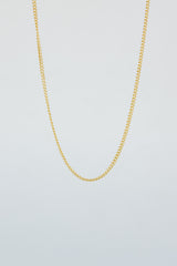 Wings Hawaii Large Curb Chain in 14k gold fill. 16, 18, or 20" lengths. Fine jewelry handmade in Maui. Charm Bar Collection. Wear solo, layered, or add charms.  thumbnail