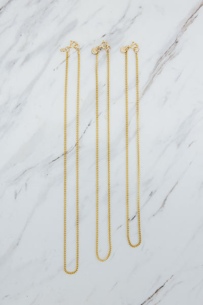 Chain Necklace - Large Curb | GF
