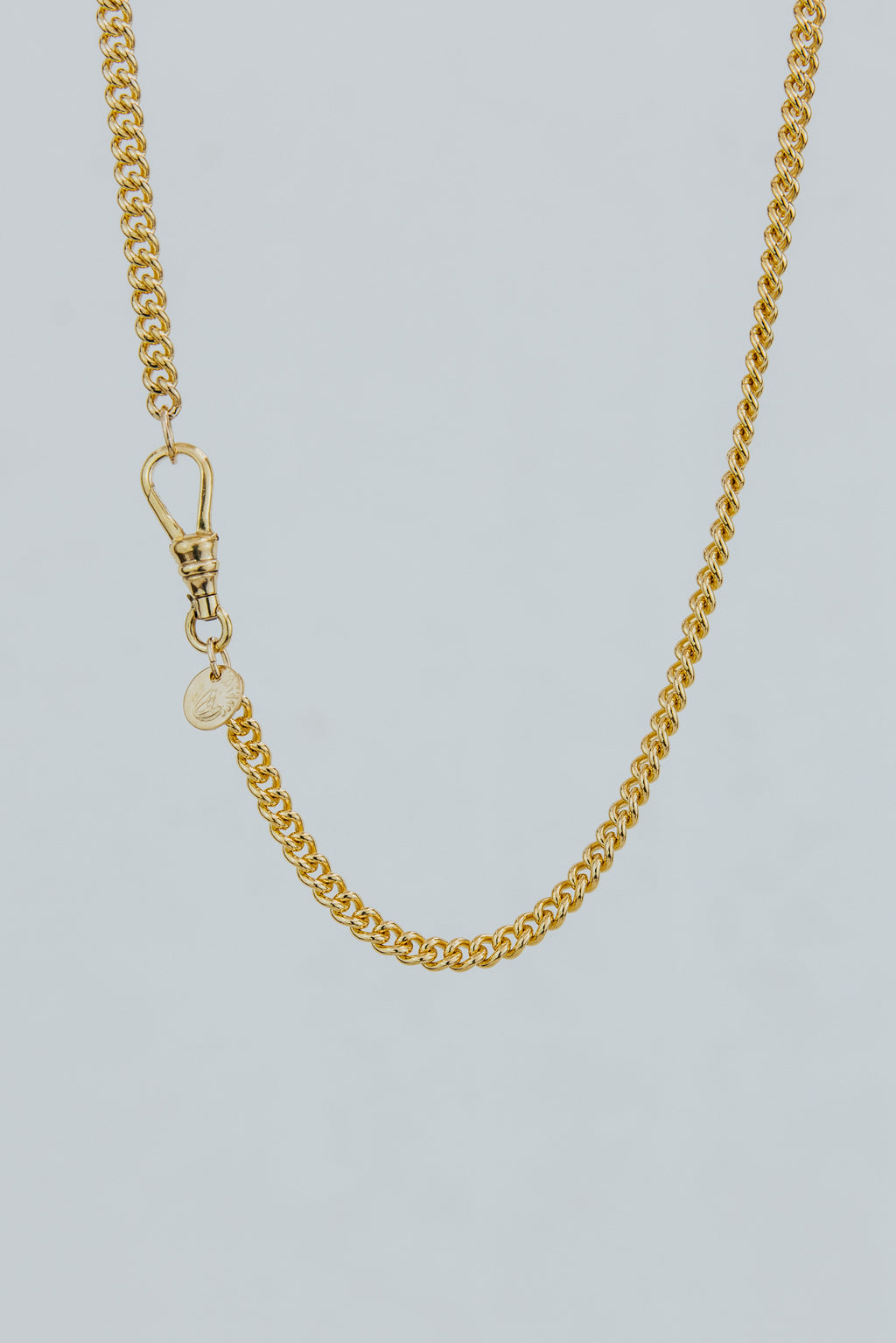 Chain Necklace - Curb Chain Fob