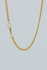 Chain Necklace - Curb Chain Fob thumbnail