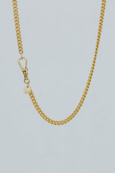 Chain Necklace - Curb Chain Fob